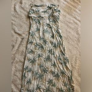 Palm Tree Print Dress